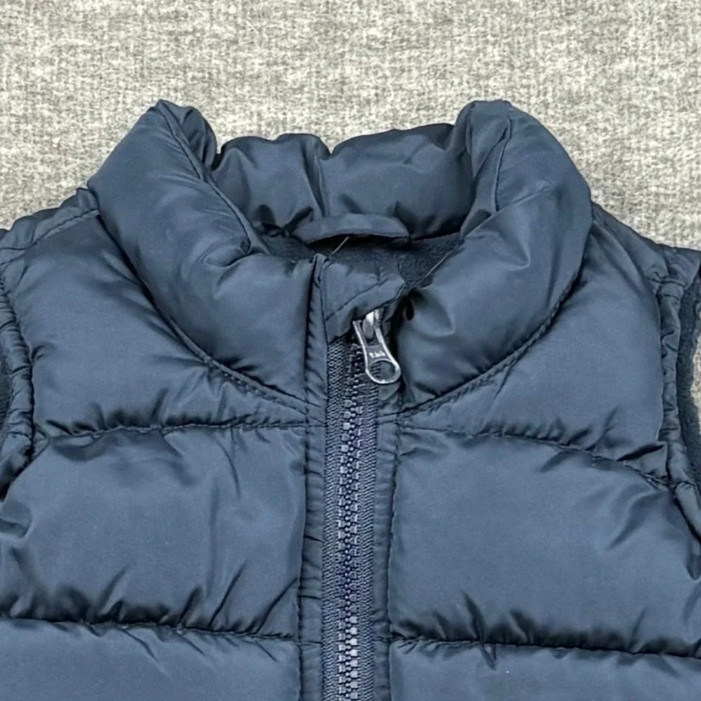 Old Navy Frost Free Kids Puffer Vest Navy Blue Sleeveless‎ Full Zip 12-18 Months
